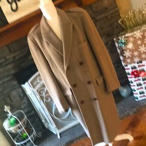 Vintage Wool Teller Coat Hungary Made 41 L